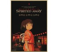 Spirited Away Hayao Miyazaki Movie Poster Peinture décorative japonaise Anime - 42 x 30 cm (Style 21) G