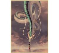 Spirited Away Movie Poster Japonais Hayao Miyazaki Anime Peinture Décorative - 42 x 30 cm (Style 21) G