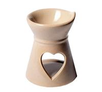 Spiru Brûleur de cire Aroma Cœur Beige (8 x 6,5 cm)