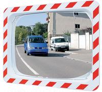 SPL Miroir de circulation H600xL800mm plastique,rouge/blanc p.2 directions 20m - 556