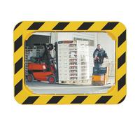 SPL Miroir de sécurité/circulation H600xl800mm plastique, jaune/noir pour 2 directio Quantité:1