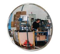 Miroir de contrôle/sécurité D.600mm rétr. noir avec support 8m SPL