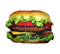 Splat Planet Burger Coussin Cheeseburger Jouet 3D Oreiller Géant Réaliste Doux Rembourré Confortable Pour Chambre À Coucher, Salle De Jeux Et Salon