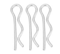 Splint, 10pcs / 20pcs / 30pcs Verzinktes Eisen R Typ Splint Clips Federklemmen Haarnadel Verzinkte Haltestifte 1.6 / 1.8 / 2 / 2.5mm(1.8*35mm£¨30pcs£©)