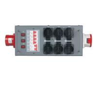 SHOWGEAR Powersplit 32 CEE 32 A 6x Schuko - 1x CEE 16 A 5P - Distributeurs de courant