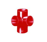 SPMC LOSSIGNOL SMU Coude double-branche DN 100 - 87°30 - Rouge
