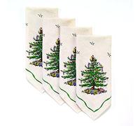 Spode Collection, Coton Polyester, Multicolore, 50,8 x 50,8 cm (Lot de 4)