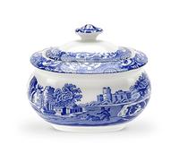 Spode Italien Boîte à Sucre Bleu - 0,25 L 260 ML