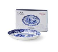 Spode Plat ovale Blue Italian 14x21 cm Bleu-blanc