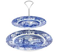 Spode Présentoir à gâteaux à deux étages Blue Italian Deux étages