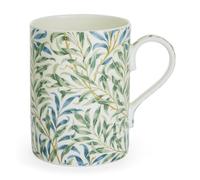 Spode Pure Morris - Tasse à café en céramique avec grande poignée, grande tasse à thé et café pour bureau et maison, passe au lave-vaisselle et au micro-ondes 355 ml