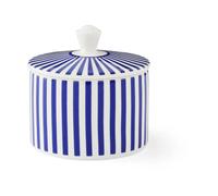 Spode Sucrier avec couvercle Steccato 29 leu-blanc
