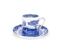 Spode Tasse à café et soucoupe Blue Italian 9 cl
