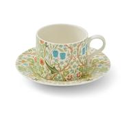 Spode Tasse à thé avec soucoupe Blackthorn 28 cl Multi
