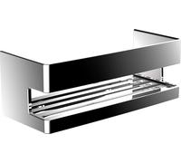 Sponsmand, pour le perçage, étagère de douche de haute qualité en métal, panier de douche pour accessoires de salle de bain, chrome, panier mural, stable