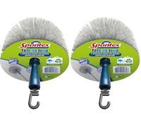 SPONTEX - 1 Tête de Loup - Fibres Souples - Dépoussiérage Pratique et Efficace - Idéal pour Les Zones Difficiles d'accès (Lot de 2)