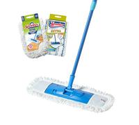 Spontex Mop Extra plat Mop microfibre Balayage polyvalent Nettoyage facile