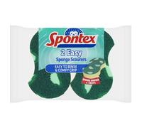 Spontex Citron Facile Éponge À Récurer Pack 2