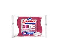 Spontex - Eponge Zéro Salle de bain - 2 éponges 5x fois plus efficaces sans rayer - Anti-calcaires