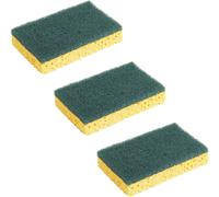 Spontex Éponges à Récurer Longue Durée, Extra Durables, Lavables en Machine, 3 Pièces
