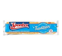 Spontex Eponges végétales Tradition x3 (Lot de 6 Soit 18 éponges)