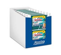 Spontex Flexy Fresh x4 Lot de 14 éponges de Nettoyage efficaces avec Protection antibactérienne et Flexible Longue durée de Vie sans Rayures