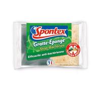 SPONTEX Gratte Eponge anti bacteries X2