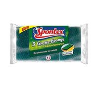 SPONTEX - Gratte Éponge Performance 3 Éponges - Lot De 3 - Offre Special