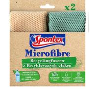 Chiffon microfibre en fibres recy s, pack de 2
