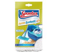 SPONTEX - Recharge Express System Plus - Recharge en microfibre pour kit balai plat Express System Plus - 1 Recharge