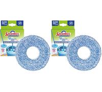 Spontex Recharge pour Balai Serpillère Aqua Revolution System X'tra - Nettoie les sols stratifiés, le bois et le carrelage - Recharge en microfibre