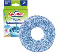 Spontex Recharge pour Balai Serpillère Aqua Revolution System X'tra - Nettoie les sols stratifiés, le bois et le carrelage - Recharge en microfibre