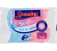Spontex - Récurage éponges grattantes - Lot de 5 Packs de Combinés Salsa x 2
