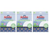 SPONTEX - Serpillère Spécial Carrelage XXL - 100% Microfibre - Dégraisse Juste avec de l'eau - Elimine 99% des bactéries - Motifs Originaux - Taille XXL (Lot de 3)