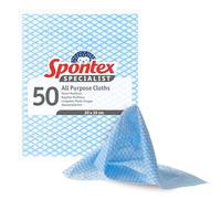 Spontex Specialist tous usages chiffons Bleu Lot de 50