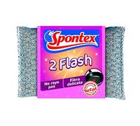 SPONTEX - Tampon Flash Ne Raye Pas 2 Éponges - ( Lot De 4 )