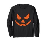 Spooky Jack O Lantern Visage de Citrouille d'halloween Manche Longue