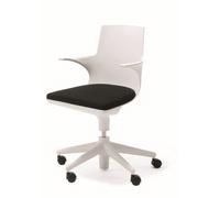Spoon Chair Chaise pivotante Kartell Blanc Noir - 8058967057898