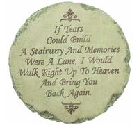 Spoontiques - Décoration de Jardin - If Tears Could Build A Stairway Memorial Stepping Stone - Pierre décorative pour Jardin