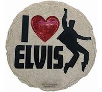 Spoontiques - Décoration de jardin - Pierre de marche Elvis - Pierre décorative pour jardin