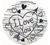 Spoontiques - Décoration de Jardin - Pierre de Marche I Love You - Pierre décorative pour Jardin