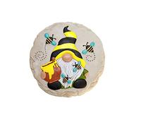 Spoontiques - Décoration de jardin - Pierre de marche Nain d'abeille - Pierre décorative pour jardin