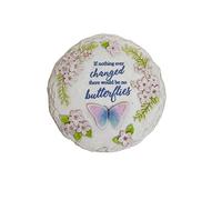 Spoontiques - Décoration de Jardin - Pierre de Marche Papillon - Pierre décorative pour Jardin