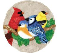 Spoontiques - Décoration de jardin - Pierre lumineuse d'oiseaux - Pierre décorative pour le jardin