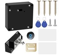 Sporgo Serrure d'Armoire Intelligente NFC : Meuble Avec 2 Porte-clés et 2 Cartes RFID, Cachée, Sans Trou pour Tiroirs, Casiers et Usines