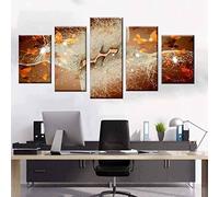 Sport Sur Toile Peintur Papillon Portrait Abstrait 5 Panneau Mural Art Image Home Decor Pour Salon Photo Sur Toile Poster Des Illustrations (Xl/Avec Cadre 150 X 100 Cm) Affiche De Photo D' -7F9U-H1F