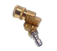 SPORTARC Coupleur pivotant en métal, rotatif à 180 degrés, connecteur rapide, 5 vitesses réglables, outil de nettoyage de buse 1/4 interface