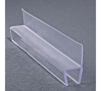 SPORTARC Lot de 2 bandes d'étanchéité pour porte de douche, déflecteur d'eau pour porte de douche, séparation humide et sèche, joint de rechange pour porte de douche (6 mm)