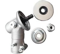 SPORTARC Tête d'engrenage, tête de débroussailleuse, pièce de rechange, 10 dents, pour débroussailleuse compatible 128LX 128LD 125L 125LD Argenté