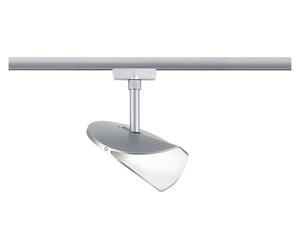 Spot à bande LED Paulmann URail, intensité réglable sur 3 niveaux, Alejandro, 10 W, 4000 K, dimmable, 230 V, chrome mat